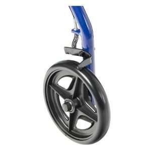 Drive Medical 4 Wheel Rollator Blue Adjustable Height Aluminum Frame