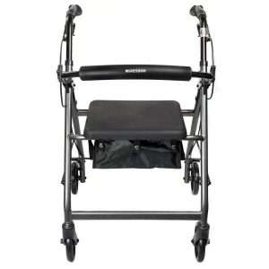 McKesson 4 Wheel Rollator Folding Aluminum Frame