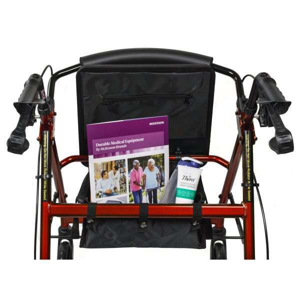 McKesson 4 Wheel Rollator Folding Aluminum Frame