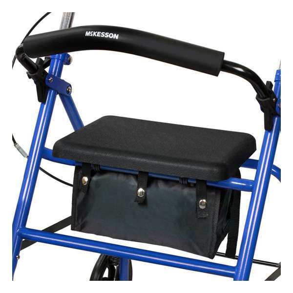 McKesson 4 Wheel Rollator Folding Steel Frame