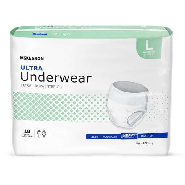 McKesson Unisex Adult Absorbent Underwear Ultra Pull On Absorbency